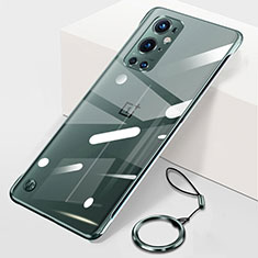 Coque Antichocs Rigide Sans Cadre Transparente Crystal Etui Housse H01 pour OnePlus 9 Pro 5G Vert