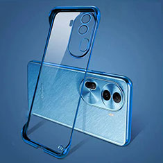 Coque Antichocs Rigide Sans Cadre Transparente Crystal Etui Housse H01 pour Oppo Reno11 Pro 5G Bleu