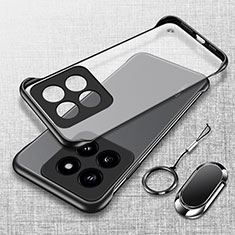 Coque Antichocs Rigide Sans Cadre Transparente Crystal Etui Housse H01 pour Xiaomi Mi 14 5G Noir