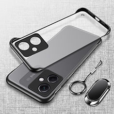 Coque Antichocs Rigide Sans Cadre Transparente Crystal Etui Housse H01 pour Xiaomi Redmi Note 12R Pro 5G Noir