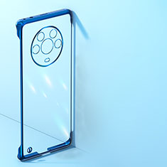 Coque Antichocs Rigide Sans Cadre Transparente Crystal Etui Housse H02 pour Huawei Honor Magic3 Pro 5G Bleu