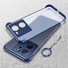 Coque Antichocs Rigide Sans Cadre Transparente Crystal Etui Housse H02 pour Xiaomi Mi 13T 5G Bleu