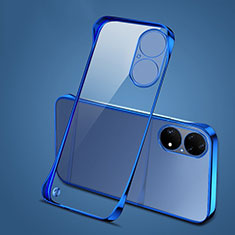 Coque Antichocs Rigide Sans Cadre Transparente Crystal Etui Housse H03 pour Huawei P50 Pro Bleu