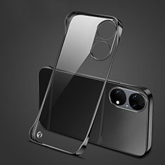 Coque Antichocs Rigide Sans Cadre Transparente Crystal Etui Housse H03 pour Huawei P50 Pro Noir