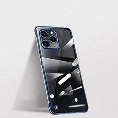 Coque Antichocs Rigide Sans Cadre Transparente Crystal Etui Housse pour Huawei Honor 60 SE 5G Bleu
