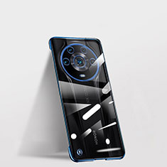 Coque Antichocs Rigide Sans Cadre Transparente Crystal Etui Housse pour Huawei Honor Magic4 Ultimate 5G Bleu