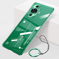 Coque Antichocs Rigide Sans Cadre Transparente Crystal Etui Housse pour Huawei Nova 11 Pro Vert