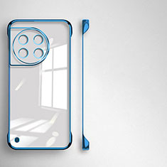 Coque Antichocs Rigide Sans Cadre Transparente Crystal Etui Housse pour OnePlus Ace 2 Pro 5G Bleu