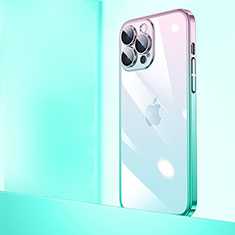 Coque Antichocs Rigide Transparente Crystal Etui Housse Degrade QC1 pour Apple iPhone 13 Pro Colorful