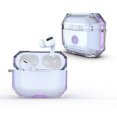 Coque Antichocs Rigide Transparente Crystal Etui Housse H01 pour Apple AirPods Pro Violet
