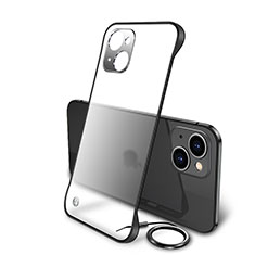 Coque Antichocs Rigide Transparente Crystal Etui Housse H01 pour Apple iPhone 13 Mini Noir