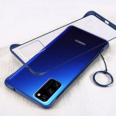 Coque Antichocs Rigide Transparente Crystal Etui Housse H01 pour Huawei Honor 30 Lite 5G Bleu