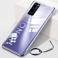 Coque Antichocs Rigide Transparente Crystal Etui Housse H01 pour Huawei Honor 30 Pro+ Plus Argent