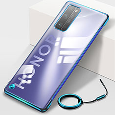 Coque Antichocs Rigide Transparente Crystal Etui Housse H01 pour Huawei Honor 30 Pro+ Plus Bleu