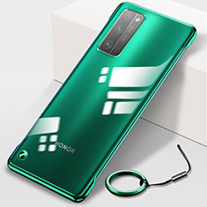 Coque Antichocs Rigide Transparente Crystal Etui Housse H01 pour Huawei Honor 30 Pro+ Plus Vert