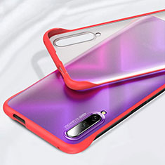 Coque Antichocs Rigide Transparente Crystal Etui Housse H01 pour Huawei Honor 9X Pro Rouge