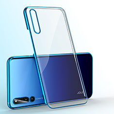 Coque Antichocs Rigide Transparente Crystal Etui Housse H01 pour Huawei Honor Magic 2 Bleu