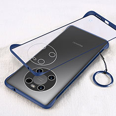 Coque Antichocs Rigide Transparente Crystal Etui Housse H01 pour Huawei Mate 40E 4G Bleu