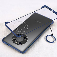 Coque Antichocs Rigide Transparente Crystal Etui Housse H01 pour Huawei Mate 40E Pro 4G Bleu