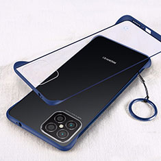 Coque Antichocs Rigide Transparente Crystal Etui Housse H01 pour Huawei Nova 8 SE 5G Bleu