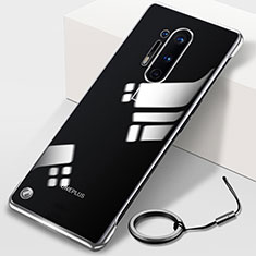Coque Antichocs Rigide Transparente Crystal Etui Housse H01 pour OnePlus 8 Pro Argent