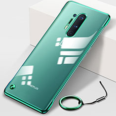 Coque Antichocs Rigide Transparente Crystal Etui Housse H01 pour OnePlus 8 Pro Vert