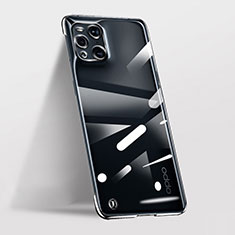 Coque Antichocs Rigide Transparente Crystal Etui Housse H01 pour Oppo Find X3 Pro 5G Noir