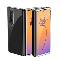 Coque Antichocs Rigide Transparente Crystal Etui Housse H01 pour Samsung Galaxy Z Fold4 5G Argent