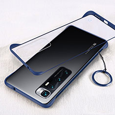 Coque Antichocs Rigide Transparente Crystal Etui Housse H01 pour Xiaomi Mi 10 Ultra Bleu