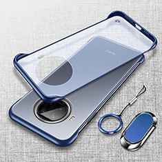 Coque Antichocs Rigide Transparente Crystal Etui Housse H01 pour Xiaomi Mi 10T Lite 5G Bleu