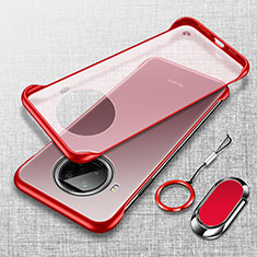 Coque Antichocs Rigide Transparente Crystal Etui Housse H01 pour Xiaomi Mi 10T Lite 5G Rouge