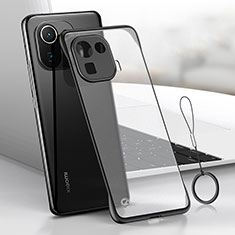 Coque Antichocs Rigide Transparente Crystal Etui Housse H01 pour Xiaomi Mi 11 Pro 5G Noir