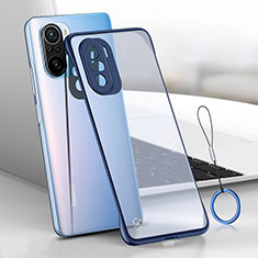 Coque Antichocs Rigide Transparente Crystal Etui Housse H01 pour Xiaomi Mi 11X 5G Bleu