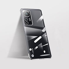 Coque Antichocs Rigide Transparente Crystal Etui Housse H01 pour Xiaomi Mi 12 5G Argent