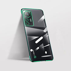 Coque Antichocs Rigide Transparente Crystal Etui Housse H01 pour Xiaomi Mi 12 Pro 5G Vert