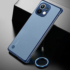 Coque Antichocs Rigide Transparente Crystal Etui Housse H01 pour Xiaomi Mi Mix 4 5G Bleu