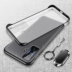 Coque Antichocs Rigide Transparente Crystal Etui Housse H01 pour Xiaomi Poco F4 GT 5G Noir