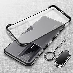 Coque Antichocs Rigide Transparente Crystal Etui Housse H01 pour Xiaomi Poco F5 Pro 5G Noir