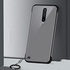 Coque Antichocs Rigide Transparente Crystal Etui Housse H01 pour Xiaomi Redmi K30 4G Noir