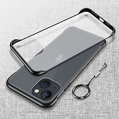 Coque Antichocs Rigide Transparente Crystal Etui Housse H02 pour Apple iPhone 13 Noir
