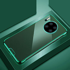 Coque Antichocs Rigide Transparente Crystal Etui Housse H02 pour Huawei Mate 30 5G Vert