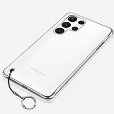 Coque Antichocs Rigide Transparente Crystal Etui Housse H02 pour Samsung Galaxy S24 Ultra 5G Argent