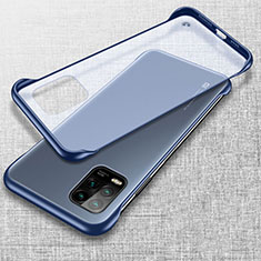 Coque Antichocs Rigide Transparente Crystal Etui Housse H02 pour Xiaomi Mi 10 Lite Bleu