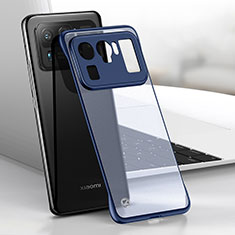 Coque Antichocs Rigide Transparente Crystal Etui Housse H02 pour Xiaomi Mi 11 Ultra 5G Bleu