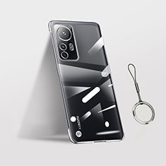 Coque Antichocs Rigide Transparente Crystal Etui Housse H02 pour Xiaomi Mi 12 5G Argent