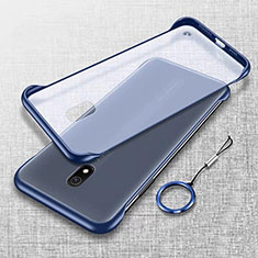Coque Antichocs Rigide Transparente Crystal Etui Housse H02 pour Xiaomi Redmi 8A Bleu