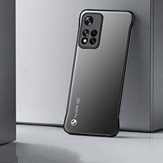 Coque Antichocs Rigide Transparente Crystal Etui Housse H02 pour Xiaomi Redmi Note 11 Pro+ Plus 5G Noir