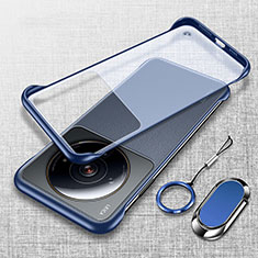 Coque Antichocs Rigide Transparente Crystal Etui Housse H03 pour Xiaomi Mi 12 Ultra 5G Bleu