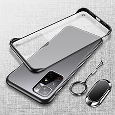 Coque Antichocs Rigide Transparente Crystal Etui Housse H03 pour Xiaomi Poco M4 Pro 5G Noir