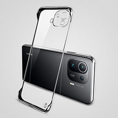 Coque Antichocs Rigide Transparente Crystal Etui Housse H04 pour Xiaomi Mi 11 Pro 5G Argent